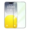 Baseus Schott iPhone 15 Pro Full Koruma Eye-Protection Tempered Cam Ekran Koruyucu-(5775)