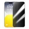 Baseus Schott iPhone 15 Pro Privacy Hayalet Full Koruma Tempered Cam Ekran Koruyucu-(5775)