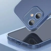 Baseus Simple Case iPhone 12 6.1 İnce Şeffaf Silikon Kılıf Kamera Korumalı-(5775)