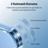 Baseus SuperCeramic Series iPhone 14 Plus 6.7 Koruyucu Cam Kılıf+Full Tempered Ekran Koruyucu Set-(5775)