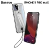 Baseus Transparent Key İPhone 11 Pro Max 6.5inch (2019) Şeffaf Silikon Kılıf-(5775)