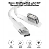 Baseus Zinc Manyetik L Uçlu 60W Macbook Hızlı Şarj Güç Kablosu 2m-(5775)