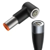 Baseus Zinc Manyetik Type-C to DC Round (79x55mm) Lenovo Laptop Şarj Kablosu 100W 2m-(5775)