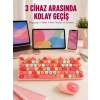 Bluetooth Klavye ve Mouse Kombinasyonu – USB Alıcılı Kompakt Uzun Ömürlü Yeni Nesil