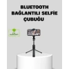 Bluetooth Selfie Çubuğu – 360° Dönebilen Başlık Kablosuz Bağlantı