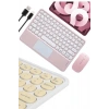 Bluetooth Touchpad Klavye 10.9 inch Kablosuz Wifi Q Klavye Slim