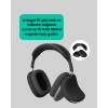Bluetooth V5.0 Kablosuz Kulak Üstü Kulaklık | Katlanabilir Mikro USB Girişli