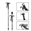 Boya Göre Ayarlı Işıklı Yürüyüş Bastonu LED Güçlü Aydınlatmalı Ergonomik Tasarım WT-002