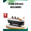 Buhar Efektli Titanik Gemi Oda Kokusu Difüzör LED Işıklı Nemlendirici