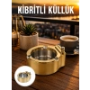 Çakmaklı Küllük Paslanmaz Metal Dayanıklı Tasarım Yeni Nesil