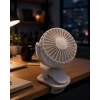 Çalışma Masası ve Yatak Başlığı İçin Klipsli Mini Fan