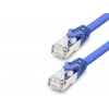 Cat7 Ethernet Patch Kablosu 10 Gbps 600 Mhz 1 M - Mavi HDX5099