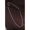 Çelik Gümüş Renk 60 cm İnce İtalyan Zincir Kolye - TJ-BKO6226