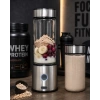 Çift Hazneli Cam Blender USB Şarjlı Smoothie ve Buz Kırıcı Blender