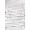 CM 14K Gold Renk Ataç Zincir Model 60 cm Kadın Kolye - TJ-BKO10934