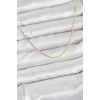 CM 14K Gold Renk Burgu Model 60 cm Kadın Kolye 5886