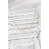 CM 14K Gold Renk Burgu Model 60 cm Kadın Kolye 5886