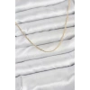 CM 14K Gold Renk Burgu Model 60 cm Kadın Kolye - TJ-BKO10932