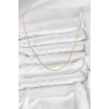 CM 14K Gold Renk Burgu Model 60 cm Kadın Kolye - TJ-BKO10932