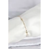 CM 14K Gold Renk Damla Topçuk Model Kadın Bileklik - TJ-BB8284