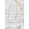CM 14K Gold Renk Dolgun Zincir Model 60 cm Kadın Kolye - TJ-BKO10954