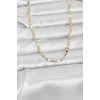 CM 14K Gold Renk Ezme Zincir 60 cm Kadın Kolye - TJ-BKO10964