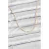 CM 14K Gold Renk Gemici Zincir Model 60 cm Kadın Kolye - TJ-BKO10936