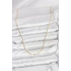 CM 14K Gold Renk Gemici Zincir Model 60 cm Kadın Kolye - TJ-BKO10936