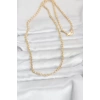CM 14K Gold Renk Halka Zincir Model 60 cm Kadın Kolye - TJ-BKO10951