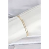 CM 14K Gold Renk Halka Zincir Model Kadın Bileklik - TJ-BB8287