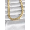 CM 14K Gold Renk Kalın Zincir Model 60 cm Kadın Kolye - TJ-BKO10998