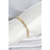CM 14K Gold Renk Kalın Zincir Model Kadın Bileklik - TJ-BB8304