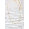 CM 14K Gold Renk Kare Zincirli Model 60 cm Kadın Kolye - TJ-BKO10941