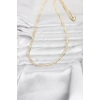 CM 14K Gold Renk Kuşgözü Zincir Model 60 cm Kadın Kolye - TJ-BKO10962