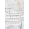 CM 14K Gold Renk Lazer Puntalı Model 60 cm Kadın Kolye - TJ-BKO10961