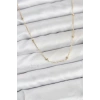 CM 14K Gold Renk Minik Top Zincirli Kadın Kolye - TJ-BKO10920