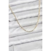 CM 14K Gold Renk Pirinç Lazer Model 60 cm Kadın Kolye - TJ-BKO10927