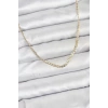 CM 14K Gold Renk Pirinç Zincir Model Kadın Kolye - TJ-BKO10917