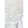 CM 14K Gold Renk Top Zincir 60 cm Kadın Kolye - TJ-BKO10960