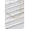 CM 14K Gold Renk Top Zincirli Model 60 cm Kadın Kolye - TJ-BKO10937