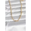 CM 14K Gold Renk Topçuk Model 60 cm Kadın Kolye - TJ-BKO10992