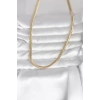 CM 14K Gold Renk Yassı Yılan Zincir Model 45 cm Kadın Kolye - TJ-BKO11005