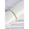 CM 14K Gold Renk Yassı Yılan Zincir Model Kadın Bileklik - TJ-BB8293