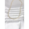 CM 14K Gold Renk Yassı Zincir Model 45 cm Kadın Kolye - TJ-BKO11002