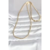 CM 14K Gold Renk Yılan Zincir Model 60 cm Kadın Kolye 5886