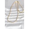CM 14K Gold Renk Yılan Zincir Model 60 cm Kadın Kolye - TJ-BKO10995