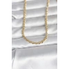 CM 14K Gold Renk Zincir Model 60 cm Kadın Kolye 5886