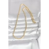 CM 14K Gold Renk Zincir Model 60 cm Kadın Kolye - TJ-BKO10993