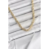 CM Burgu Model Gold Renk Pirinç 60 cm Kadın Kolye TJ-BKO11127
