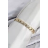 CM Çavuş Model Zirkon Taşlı VIP Seri Gold Renk Pirinç Kadın Bileklik TJ-BB8614